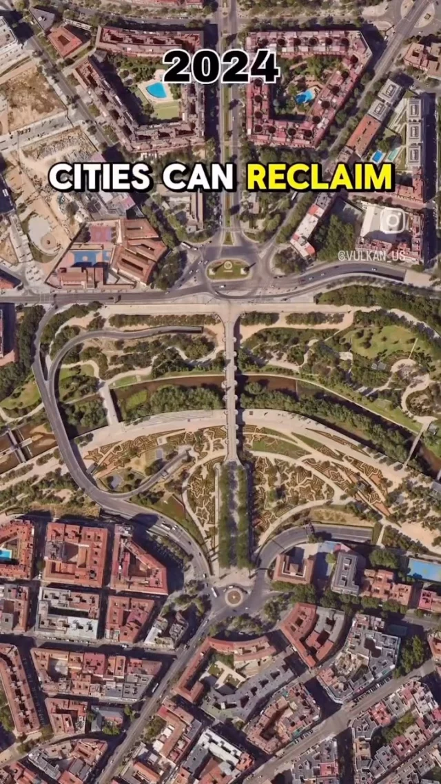 🌿🚴‍♂️ From highway to urban oasis! Madrid’s M-30 transformation into Madrid Río is a perfect example of how cities can reclaim space for people, nature, and sustainability. 🌍✨

Thanks to @vulkan_us for this incredible video showcasing how an old freeway became one of Madrid’s most vibrant green spaces. 🌳🏞️

Have you walked or biked along Madrid Río? Share your experience below! 👇🚶‍♀️🚴‍♂️ 

📹 @vulkan_us 

#MadridRio #UrbanTransformation #SustainableCities #greenliving #madrid #climateaction #studyabroad #visitmadrid #madridspain #studyabroad #visitspain #cities #sustainable #city #citiesoftheworld #travel #travelgram #traveller #travelling #citylife #cityscape #eco #greencity #europe #instatravel #streetphotography #travellover #trip #urbanism #vacation