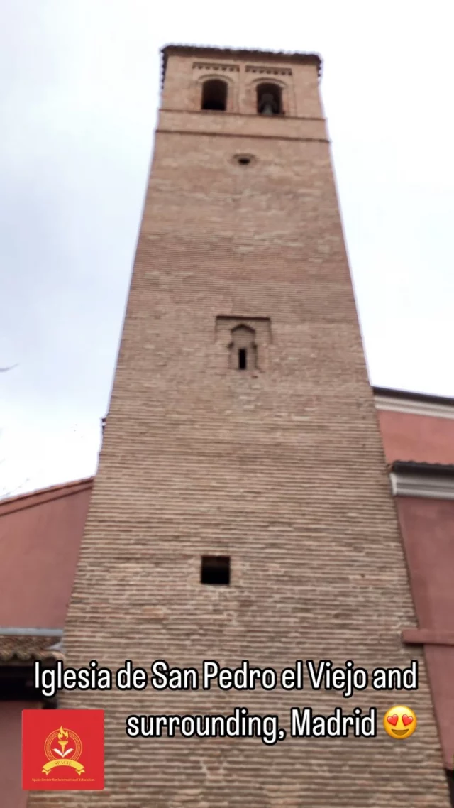 🏛✨ San Pedro el Viejo, one of Madrid’s oldest churches, hidden in the charming streets of La Latina. With its Mudejar tower, medieval history, and peaceful atmosphere, this spot is a true hidden gem in the city! 🌿⛪

Stroll around its historic surroundings, discover traditional taverns, and experience the authentic soul of old Madrid. Have you visited this area? Tell us your favorite spot! 👇💬 

📹 @spacie_edu 

#SanPedroElViejo #MadridSecreto #LaLatina #HiddenGems #madrid #summerschool #studyinspain #studyabroad #visitmadrid #visitspain #madridspain #spain #urbanphotos #urbanexploration #urbanexplorer #urbanstreetphotogallery #citylife #citycenter #citylandscape #squarespace #madridmonumental #madridgram #madridlovers #beautifuldestinations #historicarchitecture #SpaCIE #travelgram #travel #traveler #citycenter #madridlife